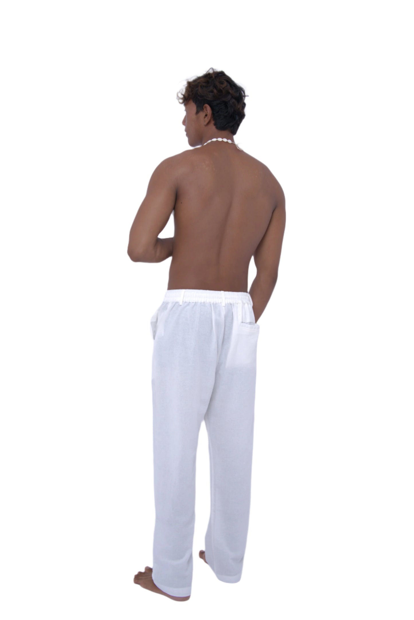 Ahimsa Linen Long Pants by Cottonello - Men's Linen Long Pants