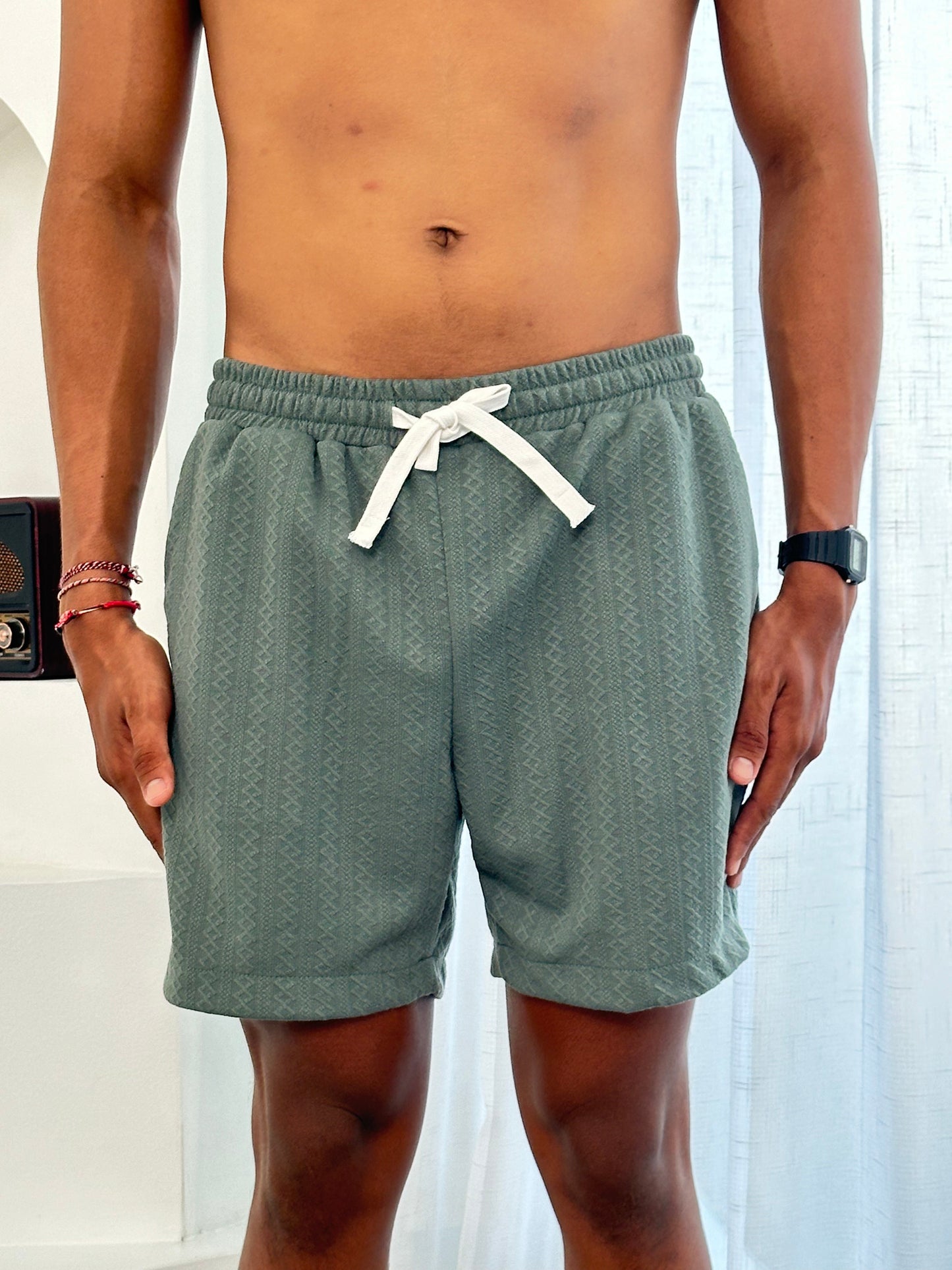 Lembongan Knitted Shorts by Cottonello - Men's Knitted Shorts